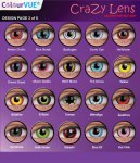 ColourVUE Crazy Lens Yearly 14mm