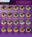 ColourVUE Crazy Lens Yearly 14mm